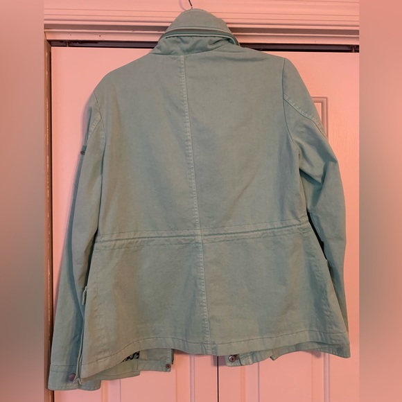WOMENS BCBGeneration TEAL UTILITY JACKET COAT SIZE MEDIUM - Picture 7 of 7